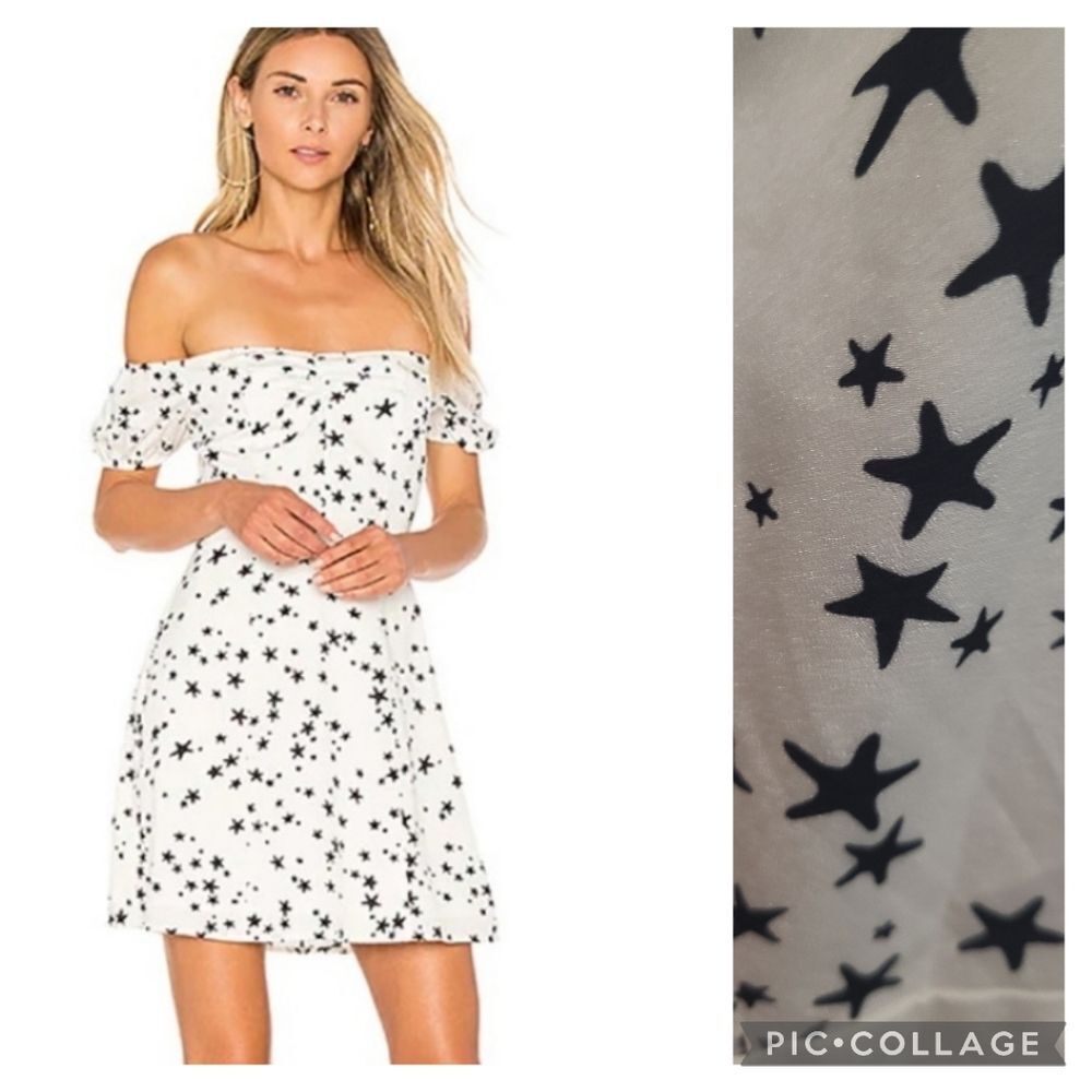 By The Way Lux Star Off The Shoulder Skater Dress